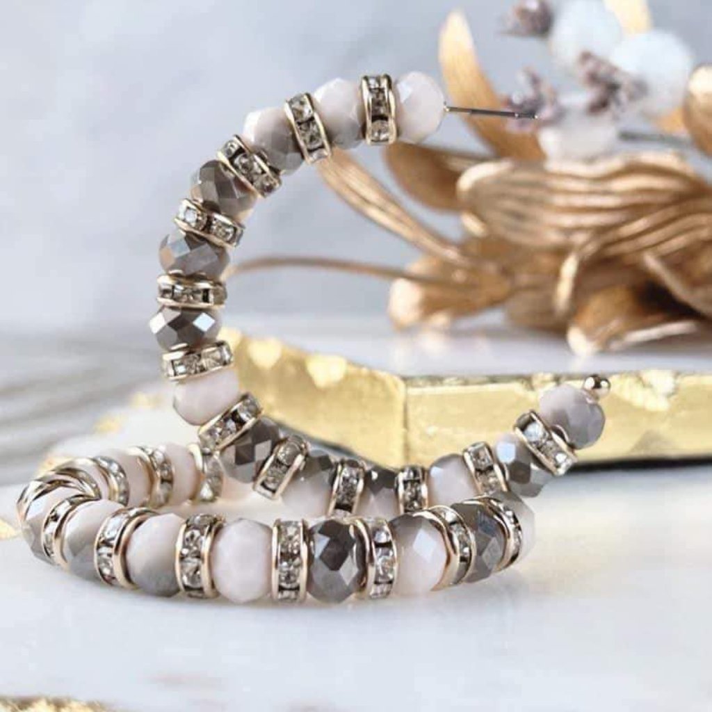 Wonderland Hoops - Cream